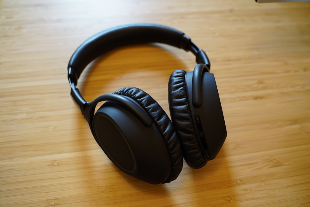 Sennheiser PXC 550-II headphones on table