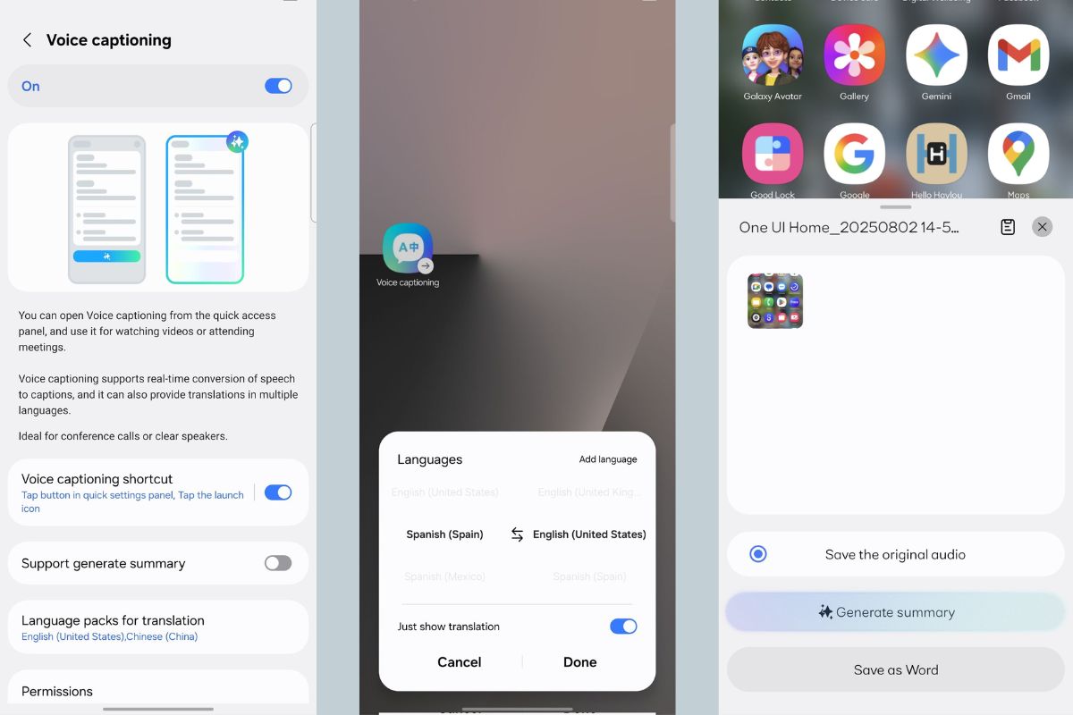 voice captioning samsung galaxytechie Voice Captioning